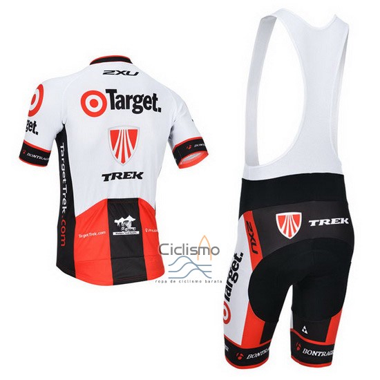 Trek Ropa Ciclismo Culotte Corto 2013 Mangas Cortas Rojo y Blanco
